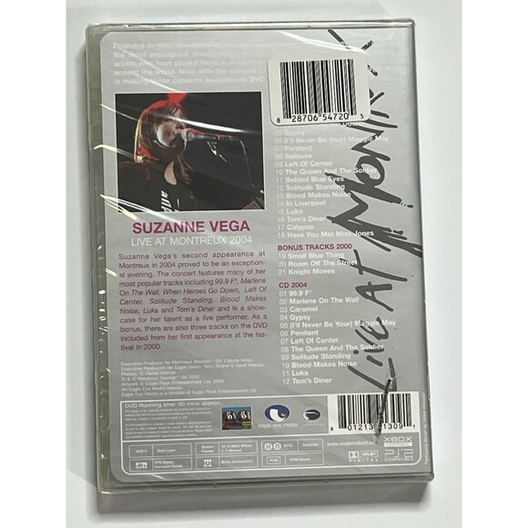 Suzanne Vega Live at Montreux 2004 DVD Video Music Concerts Contemporary Folk - Picture 6 of 6